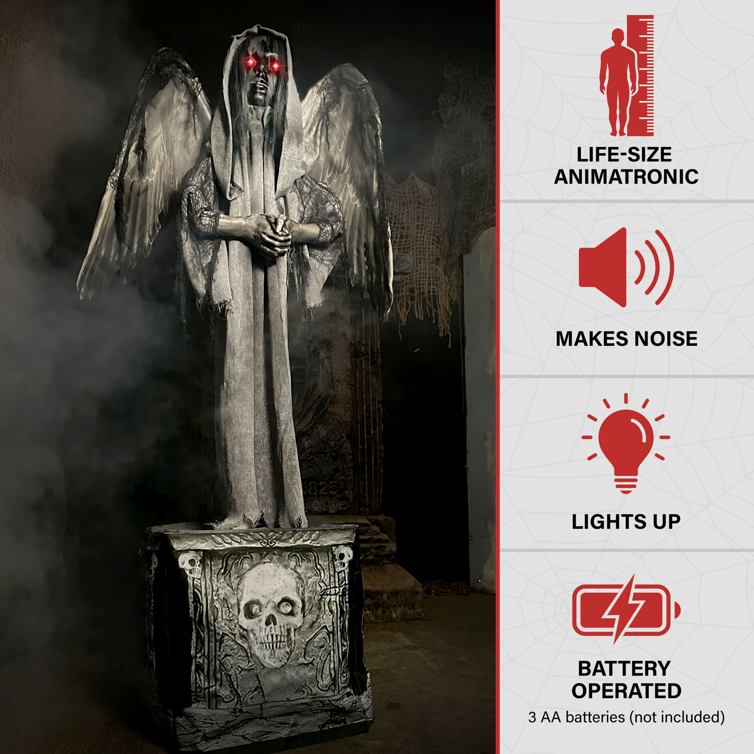 Lifesize halloween deals cemetery statue